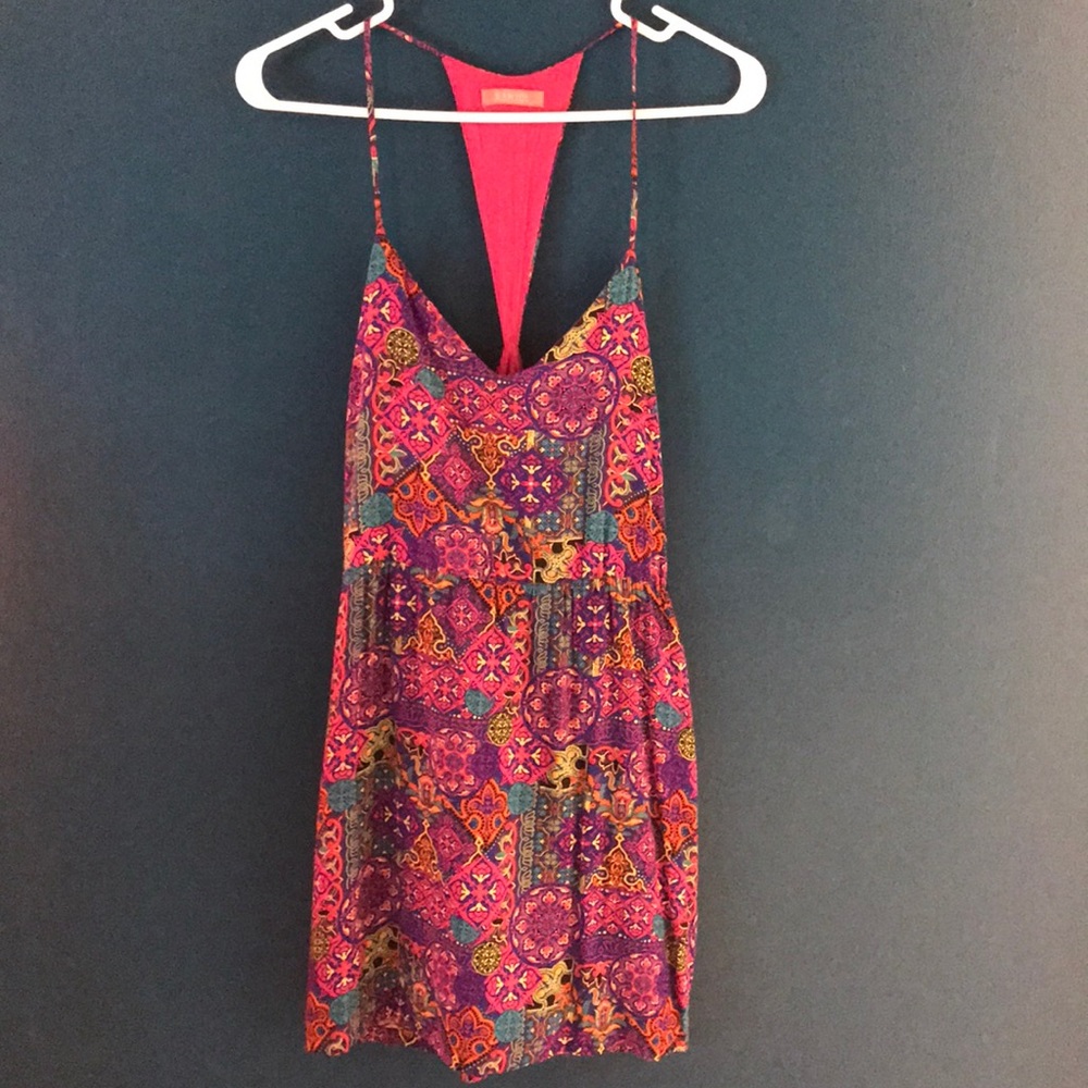 Multicolor mini dress